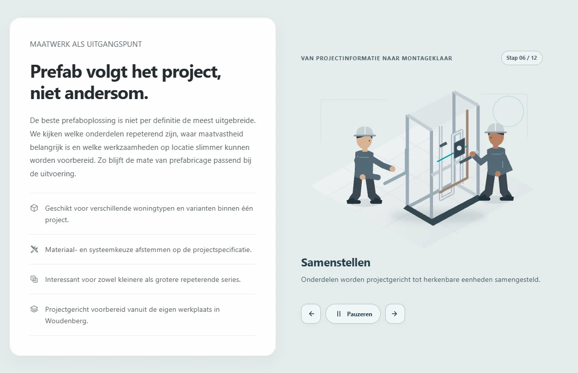 Vallei Prefab – Maatwerk website